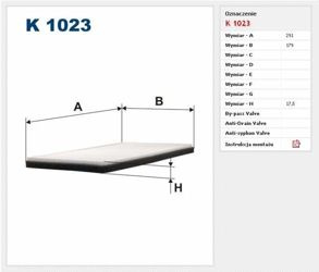 Filtr kabinowy Filtron Renault Megane 1