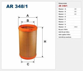 Filtr powietrza Filtron Alfa Romeo 166