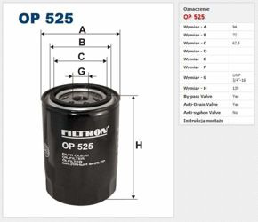 Filtr oleju Filtron Volkswagen Golf 3