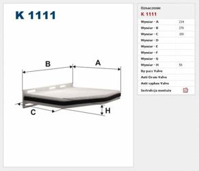 Filtr kabinowy Filtron Volkswagen Sharan II