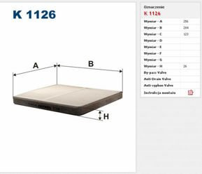 Filtr kabinowy Filtron Volvo XC90
