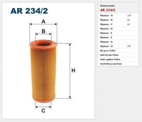 Filtr powietrza Filtron Fiat Punto II