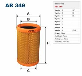 Filtr powietrza Filtron Renault Clio 2