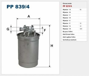 Filtr paliwa Filtron Volkswagen Passat (3B3, 3B6)