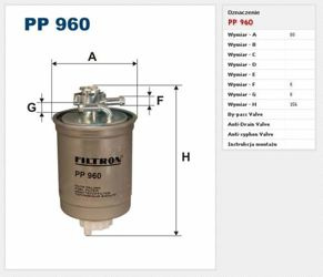 Filtr paliwa Filtron Volkswagen Polo III